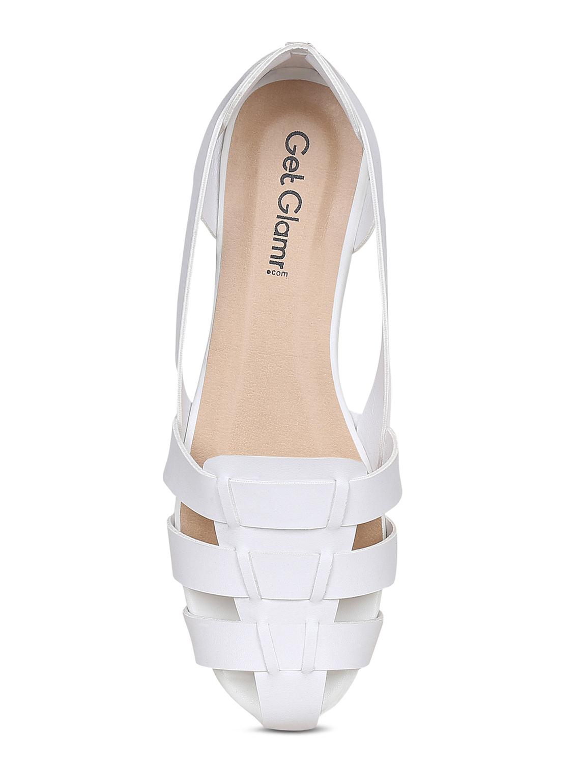 white closed back sandal - 15219190 - Zoom Image - 4