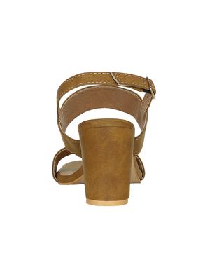 brown back strap sandal - 15219206 - Standard Image - 3