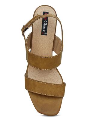 brown back strap sandal - 15219206 - Standard Image - 4