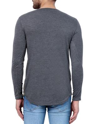 grey cotton t-shirt - 15219381 - Standard Image - 3