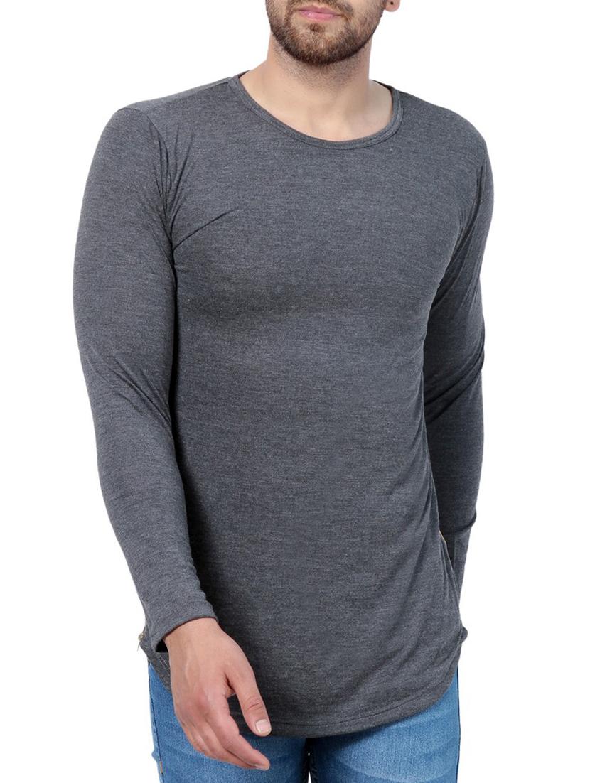 grey cotton t-shirt - 15219381 - Zoom Image - 1