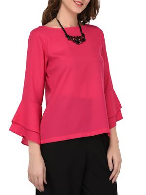 layered bell sleeve top - 15219830 - Standard Image - 2