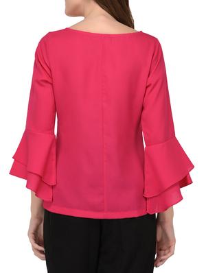 layered bell sleeve top - 15219830 - Standard Image - 3
