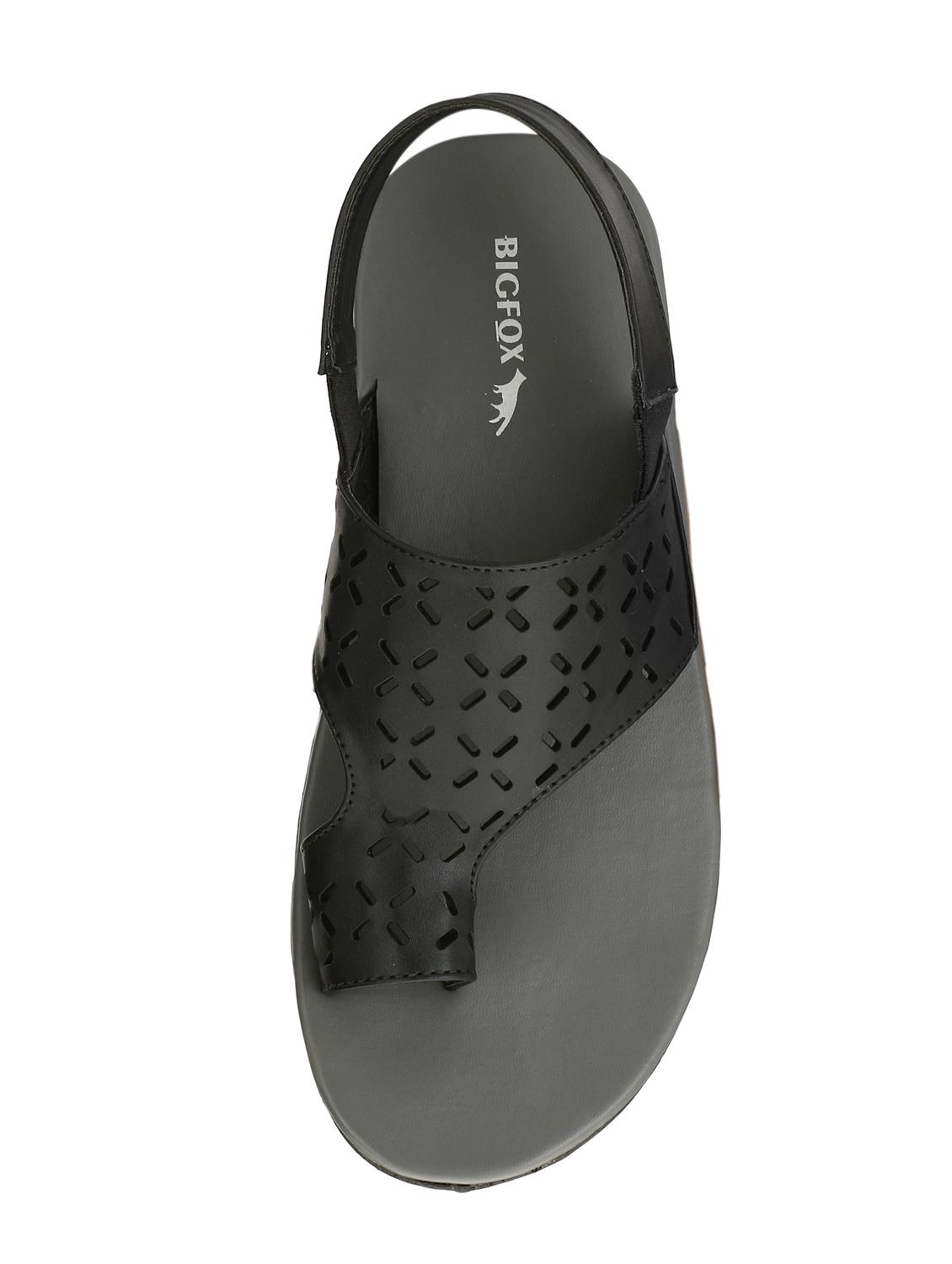 black leatherette back strap sandal - 15221156 - Zoom Image - 4