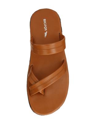 tan leatherette slip on slipper - 15221161 - Standard Image - 4