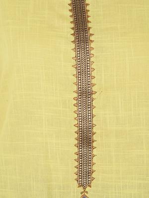 mehandi cotton straight solid kurta - 15221185 - Standard Image - 4