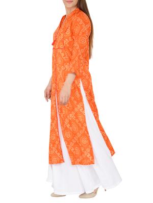 pink cotton straight solid kurta - 15221187 - Standard Image - 2