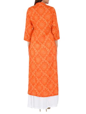 pink cotton straight solid kurta - 15221187 - Standard Image - 3