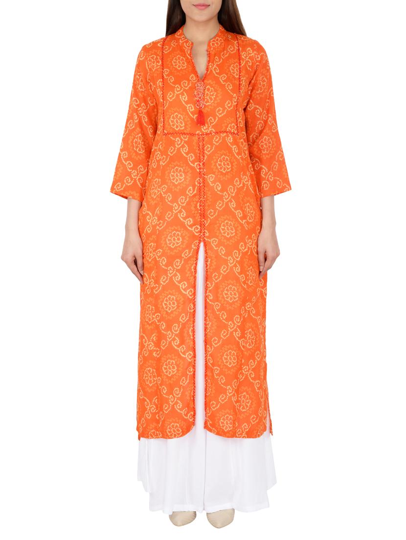 pink cotton straight solid kurta - 15221187 - Zoom Image - 1