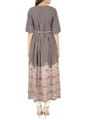 flared printed kurta - 15221203 - Standard Image - 3