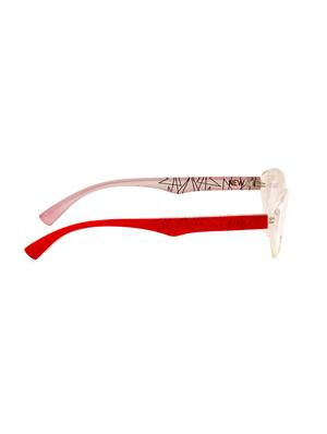 royal son full rim oval spectacle frame for women (rs06740er|53| transparent lens) - 15221498 - Standard Image - 3