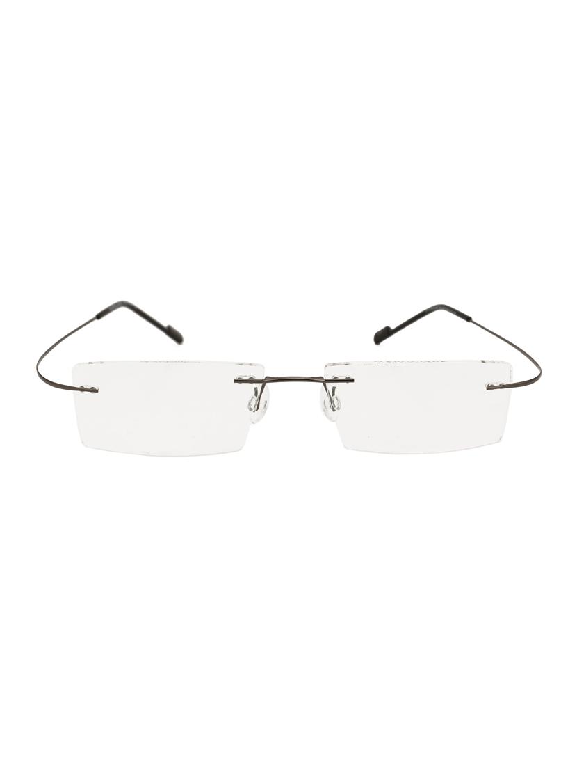 royal son rimless rectangular spectacle frame for women (rs02090er|50|transparent lens) - 15221514 - Zoom Image - 1
