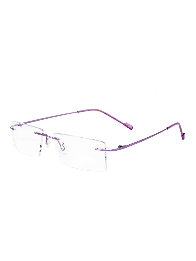 royal son rimless rectangular spectacle frame for women (rs0650er|50|transparent) - 15221537 - Zoom Image - 2