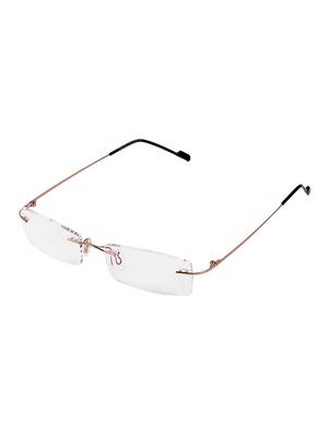 royal son rimless rectangular spectacle frame for women (what0815|50|transparent lens) - 15221544 - Standard Image - 2