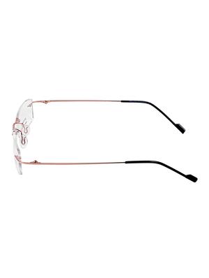 royal son rimless rectangular spectacle frame for women (what0815|50|transparent lens) - 15221544 - Standard Image - 3