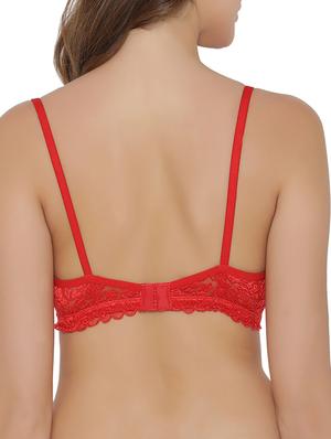 bow patch laced bra - 15221694 - Standard Image - 3