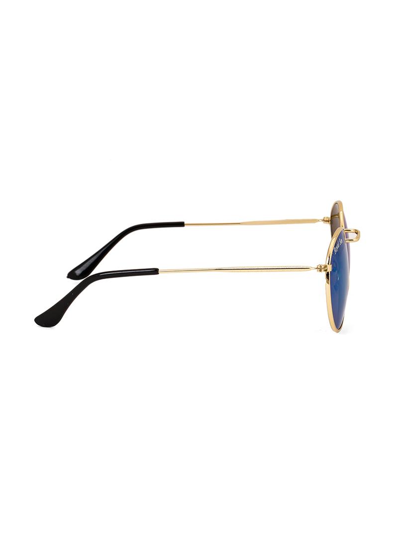 royal son uv protected round sunglasses for women (rs0018av|51|blue mirrored lens) - 15221819 - Zoom Image - 3