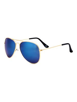 royal son uv protected aviator sunglasses for women (rs001av|58|blue mirrored lens) - 15221821 - Standard Image - 2