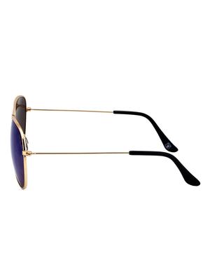 royal son uv protected aviator sunglasses for women (rs001av|58|blue mirrored lens) - 15221821 - Standard Image - 3