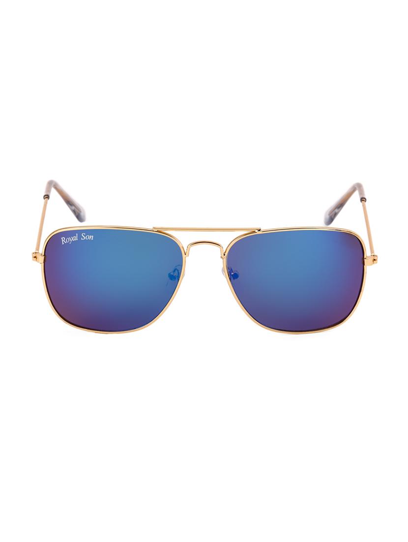 royal son uv protected caravan square sunglasses for women (rs0026av|58|blue mirrored lens) - 15221829 - Zoom Image - 1