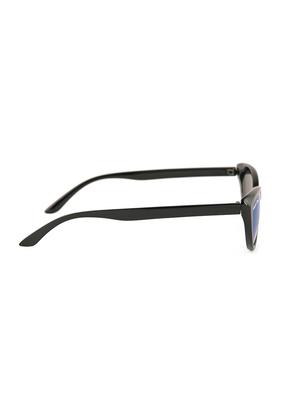 royal son full rim cat eye sunglasses for women (rs002ct|52| blue mirrored lens) - 15221834 - Standard Image - 3