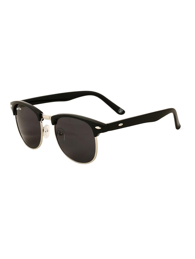 royal son uv protected clubmaster round sunglasses for women (rs007cm | 51 | black lens) - 15221857 - Zoom Image - 2