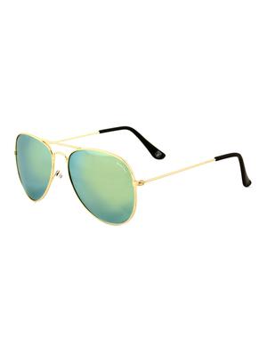 royal son uv protected aviator sunglasses for women (rs008av|58|yellow mirrored lens) - 15221860 - Standard Image - 2