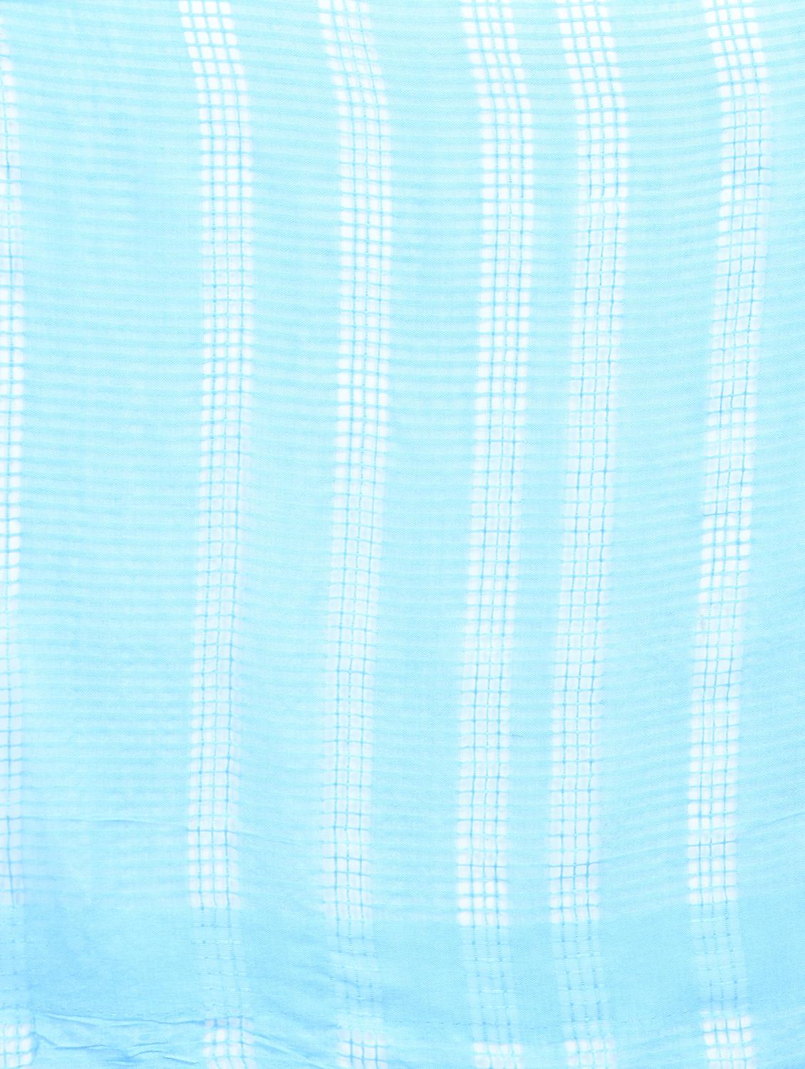 turquoise woven dupatta - 15222381 - Zoom Image - 2