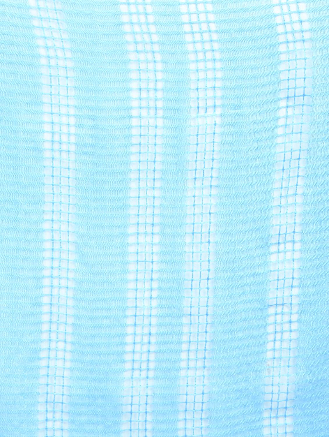 turquoise woven dupatta - 15222381 - Zoom Image - 3