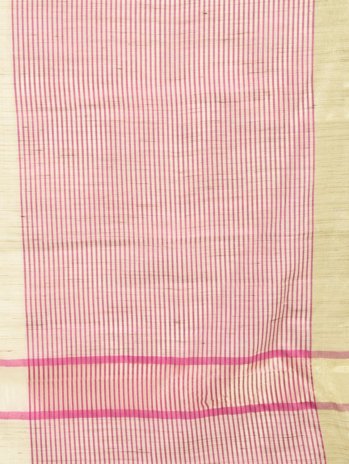 beige woven dupatta - 15222391 - Zoom Image - 2