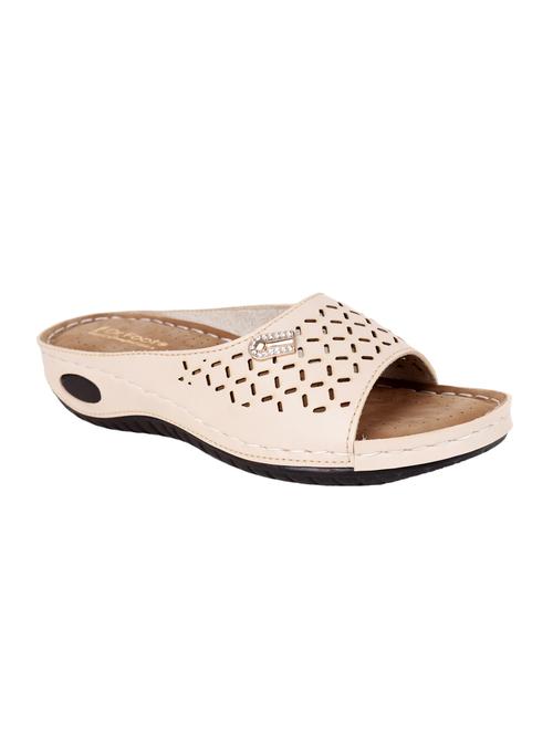 beige suede slippers - 15222513 - Standard Image - 1