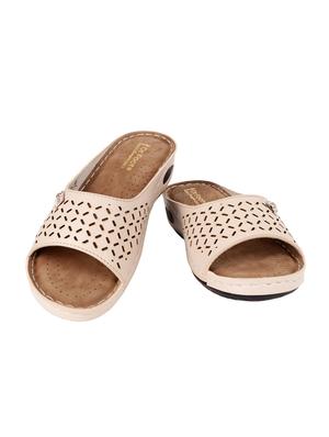 beige slip on sandals - 15222513 - Standard Image - 3