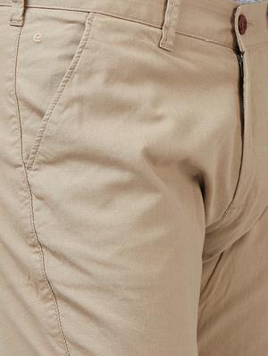 beige cotton bermuda - 15222805 - Standard Image - 4
