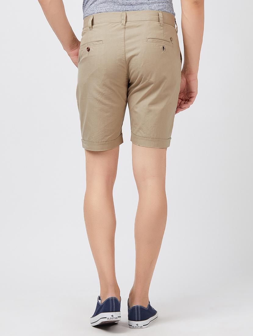beige cotton bermuda - 15222805 - Zoom Image - 3