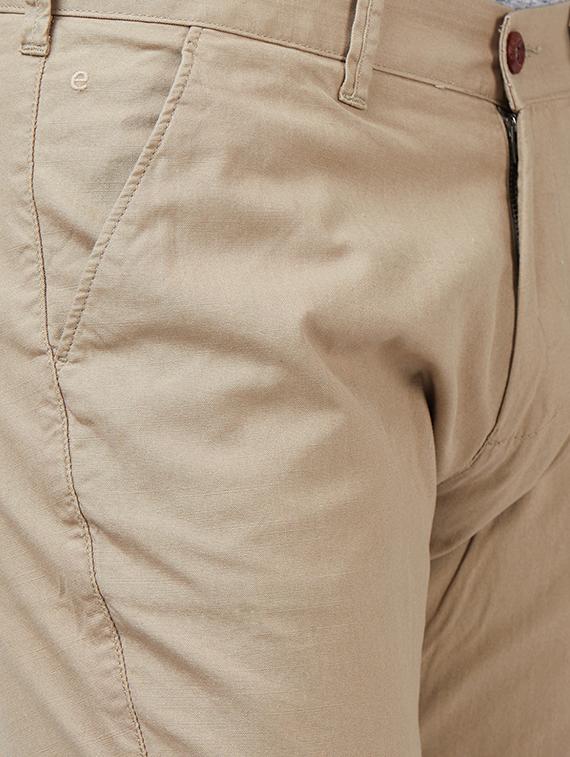 beige cotton bermuda - 15222805 - Zoom Image - 4