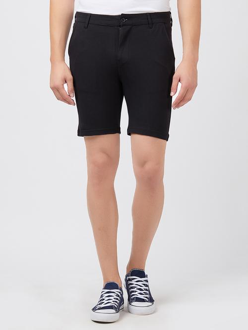 black cotton bermuda - 15222806 - Standard Image - 1