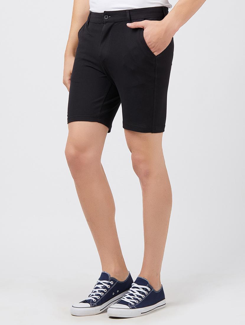 black cotton bermuda - 15222806 - Zoom Image - 2