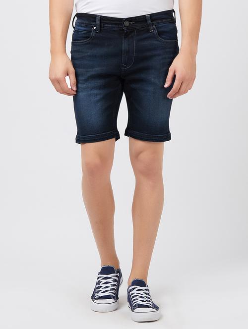 blue cotton bermuda - 15222808 - Standard Image - 1