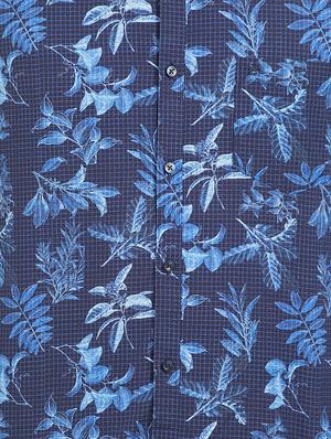 blue cotton casual shirt - 15222838 - Standard Image - 4