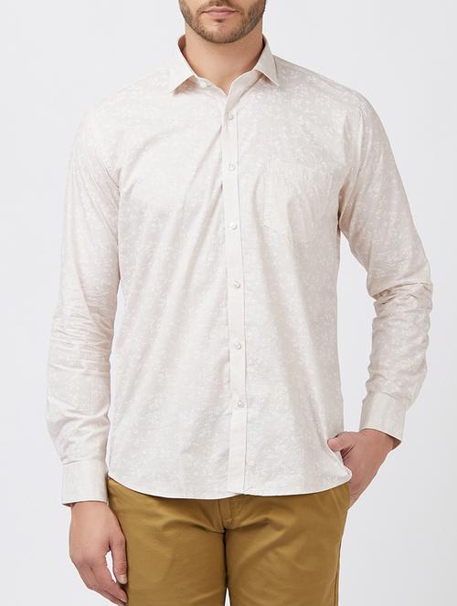 pink cotton casual shirt - 15222843 - Standard Image - 1