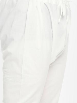 beige cotton kurta pyjama set - 15223402 - Standard Image - 5