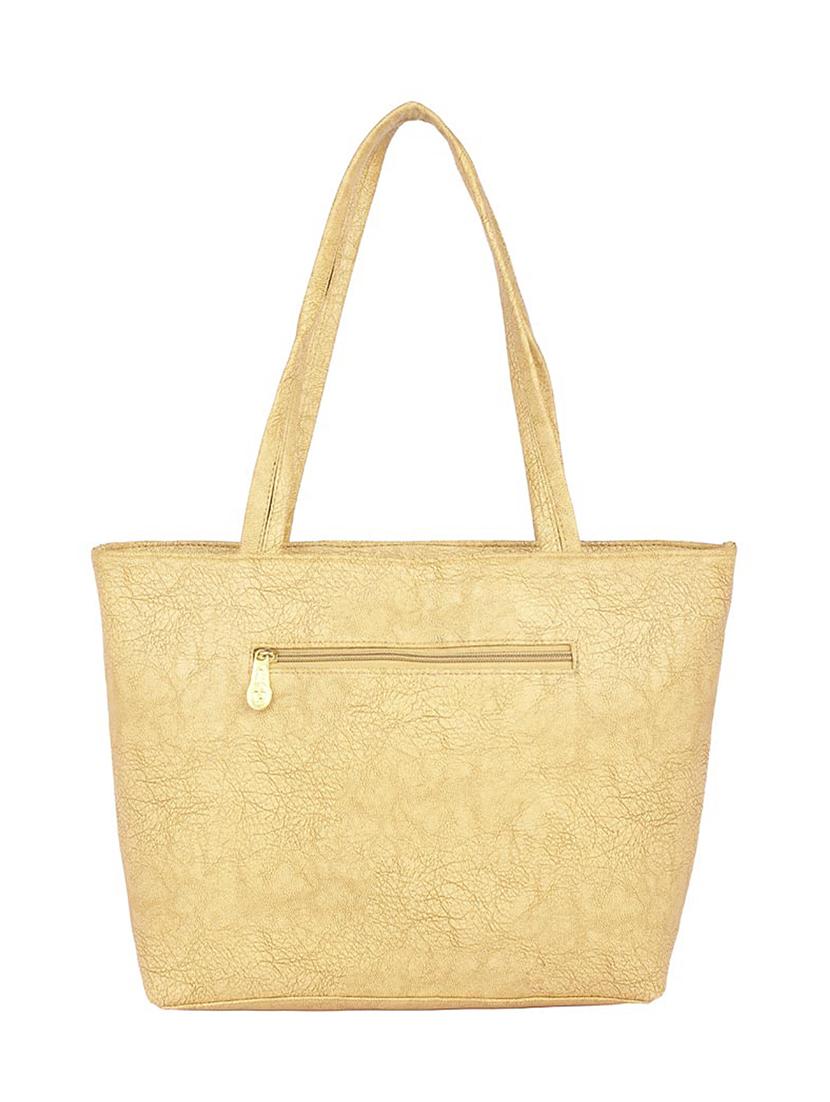 beige leatherette (pu) regular handbag - 15223551 - Zoom Image - 2