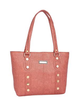 pink leatherette (pu) regular handbag - 15223553 - Standard Image - 4