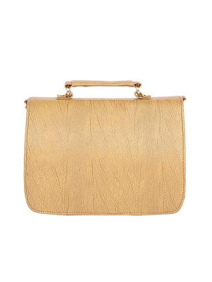 beige leatherette (pu) regular sling bag - 15223651 - Standard Image - 2