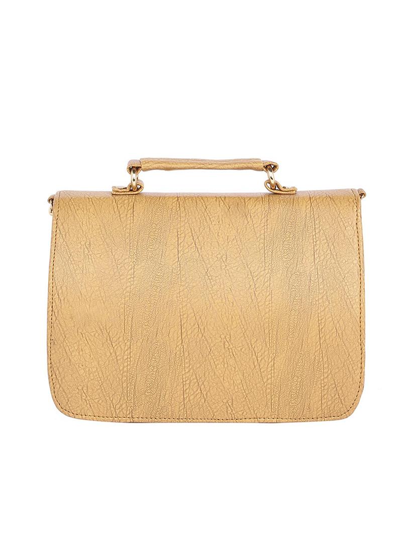 beige leatherette (pu) regular sling bag - 15223651 - Zoom Image - 2