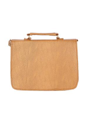 brown leatherette (pu) regular sling bag - 15223652 - Standard Image - 2
