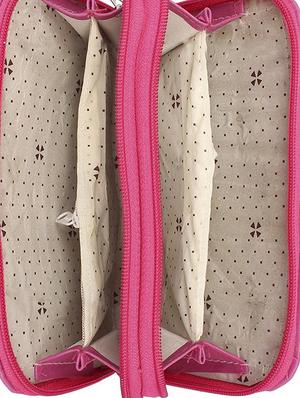 pink leatherette (pu) minaudiere clutch - 15223672 - Standard Image - 3