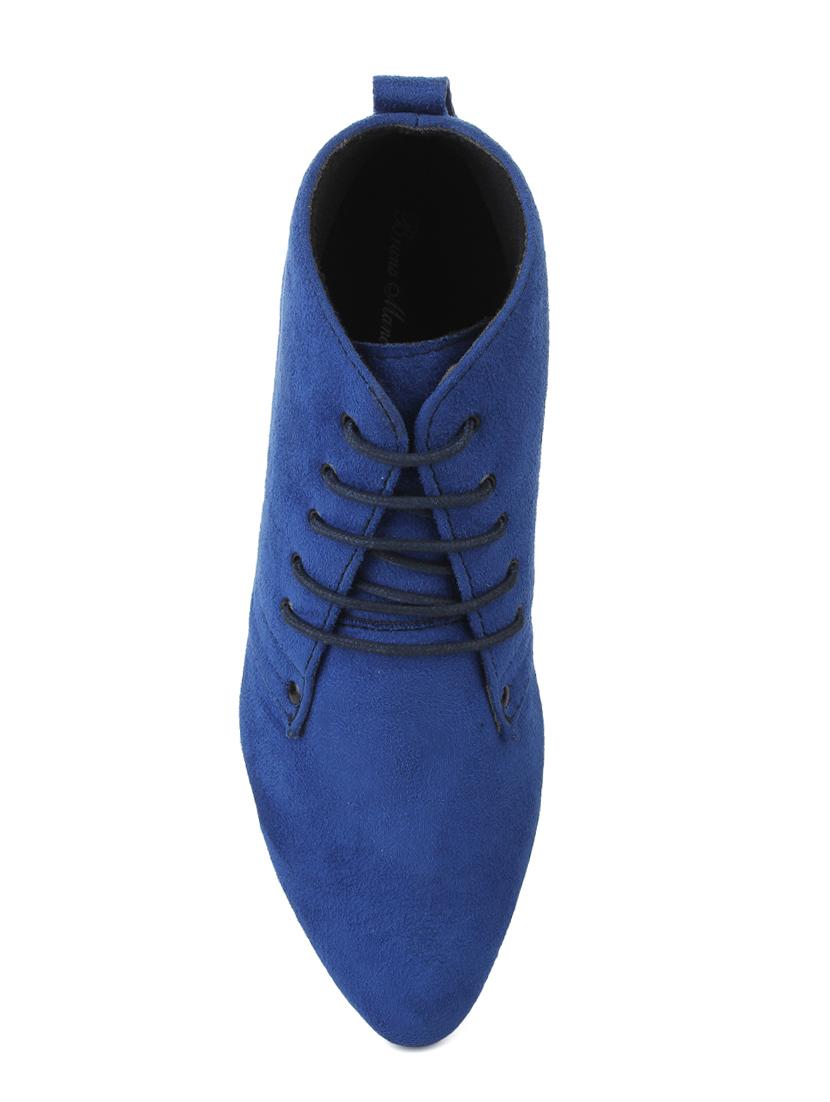 navy lace-up ankle boot - 15223813 - Zoom Image - 4