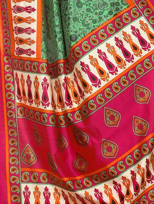 green silk mysore saree with blouse - 15223996 - Standard Image - 4