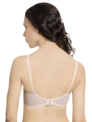 solid beige cotton bra - 15224028 - Standard Image - 3